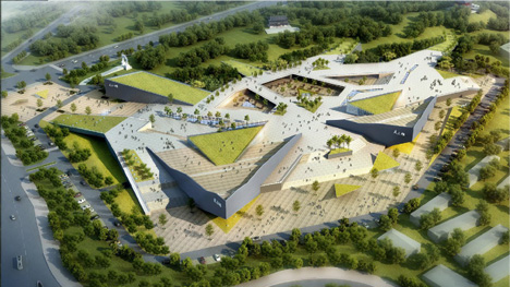 Hengyang City Library, Art Museum, and Cultural Center New Building